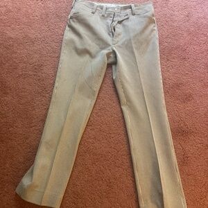Vintage Men's Haggar Slacks Pants Brown and White Striped